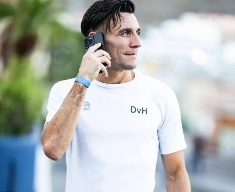 Duane van Helvoirt in DvH-shirt